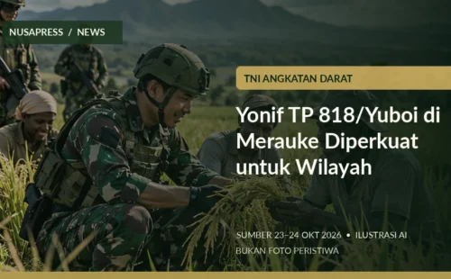 Yonif TP 818/Yuboi di Merauke Diperkuat untuk Wilayah